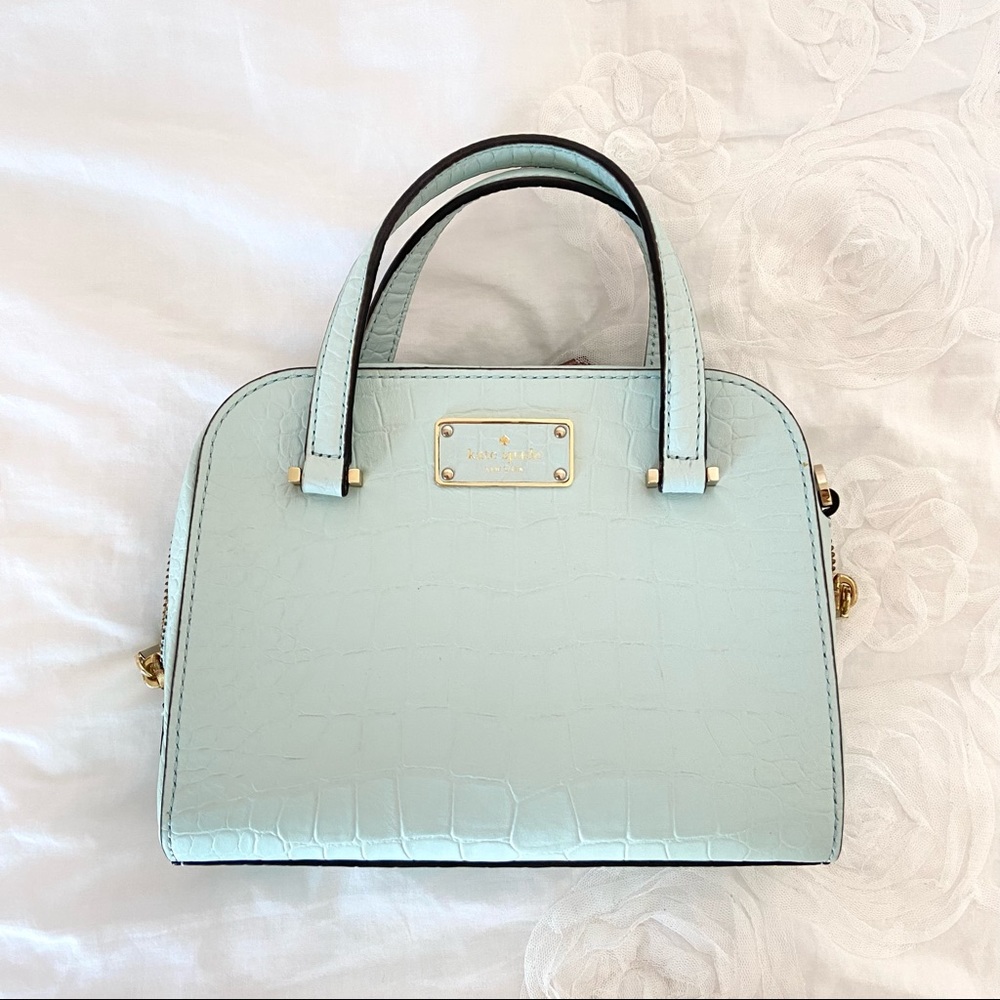 Kate Spade Mini Top Handle Crossbody Bag in Mint